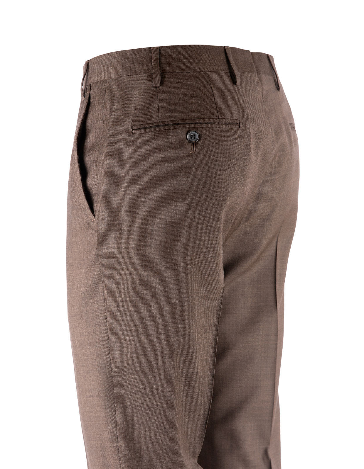 Gate Kostym Ull Brun 56