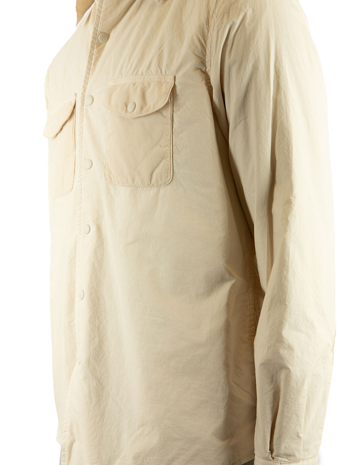 Vadderad Overshirt Benvit Stl S