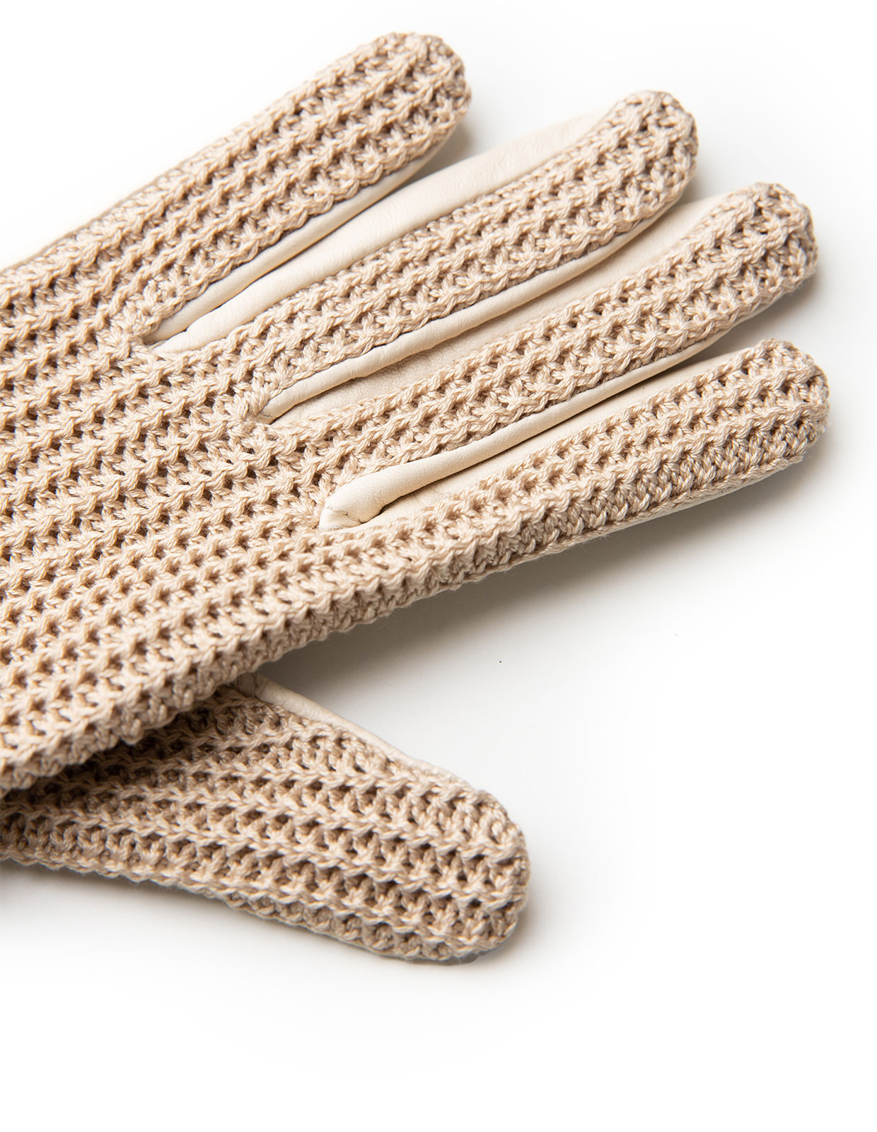 Grace Handske Beige 7.5