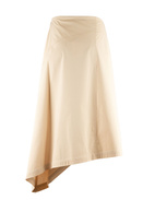 Kjol Bomullspoplin Beige Stl 40