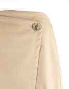 Kjol Bomullspoplin Beige Stl 40
