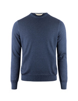 Tröja Sommar Cashmere Navy Stl 48