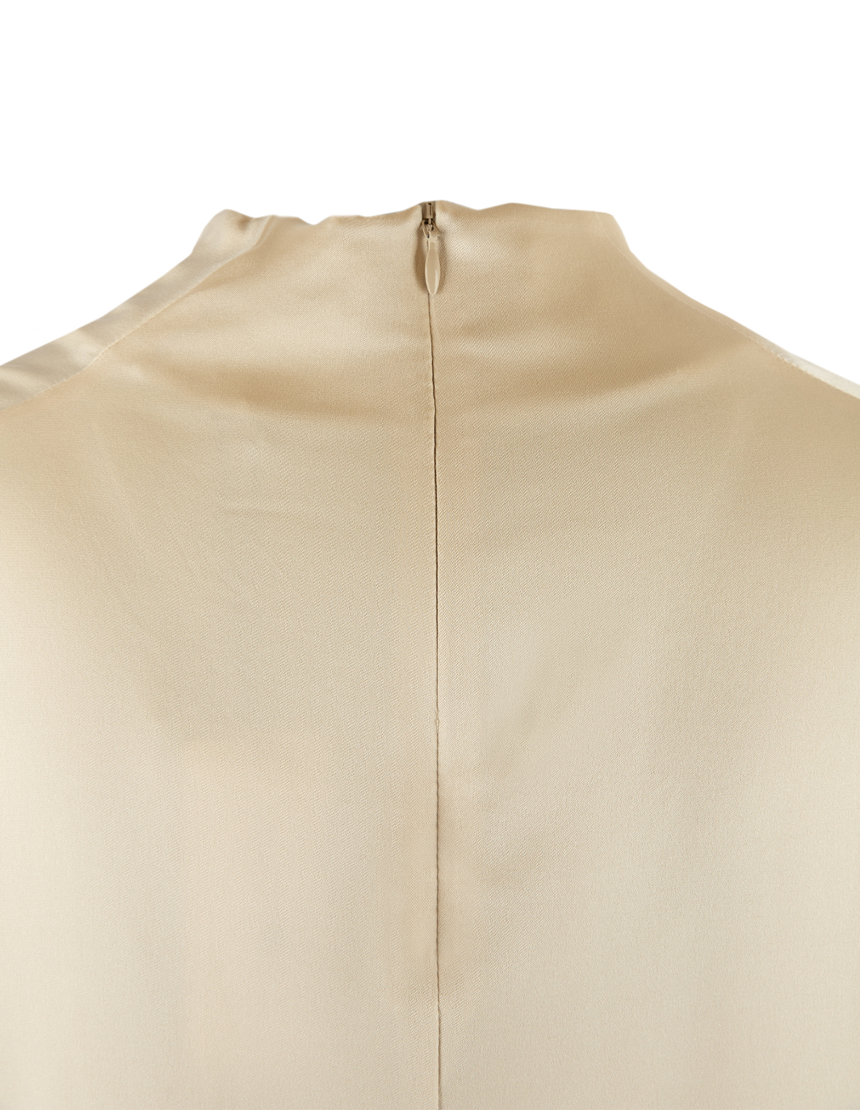 Ayumi Blus Siden Benvit