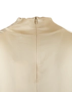 Ayumi Blus Siden Benvit