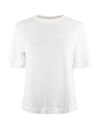 Helmi T-Shirt Linne Vit Stl XS