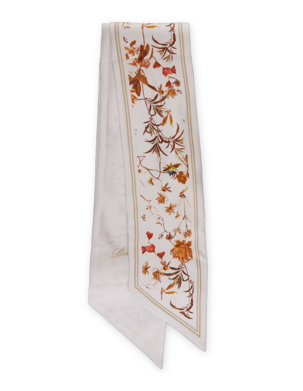 Silk Scarf Ljusbeige