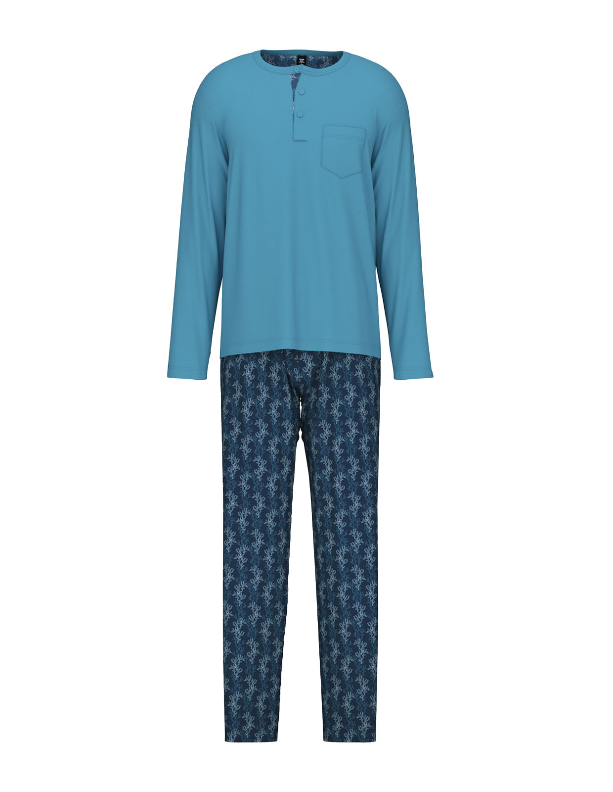 Pyjamas Blå Stl L