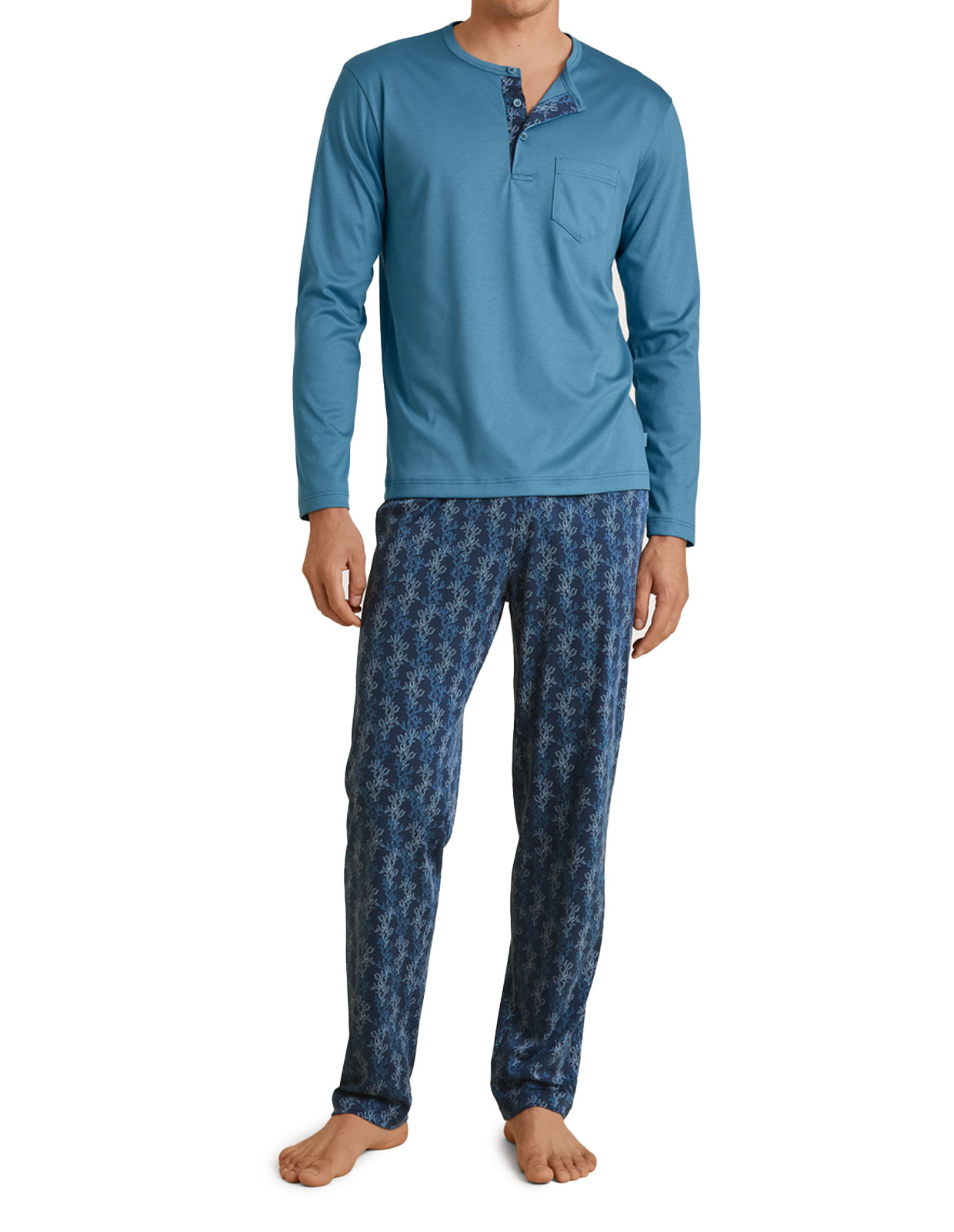 Pyjamas Blå Stl XL