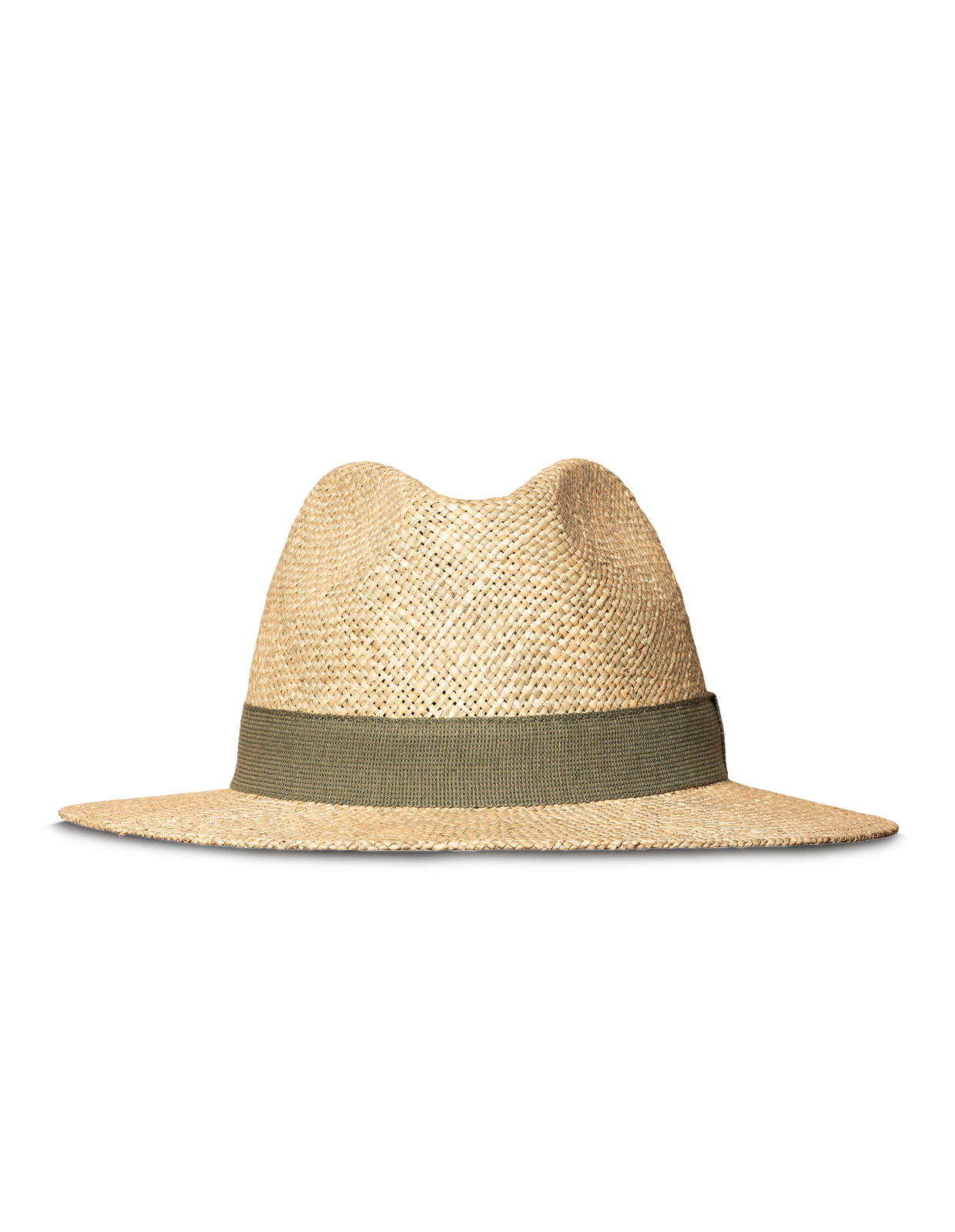Panama Hatt Beige/Grön