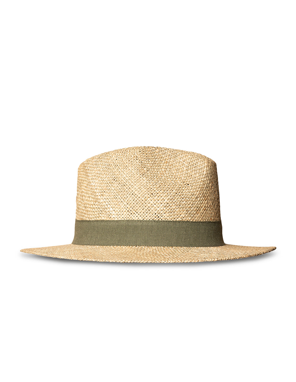 Panama Hatt Beige/Grön Stl M