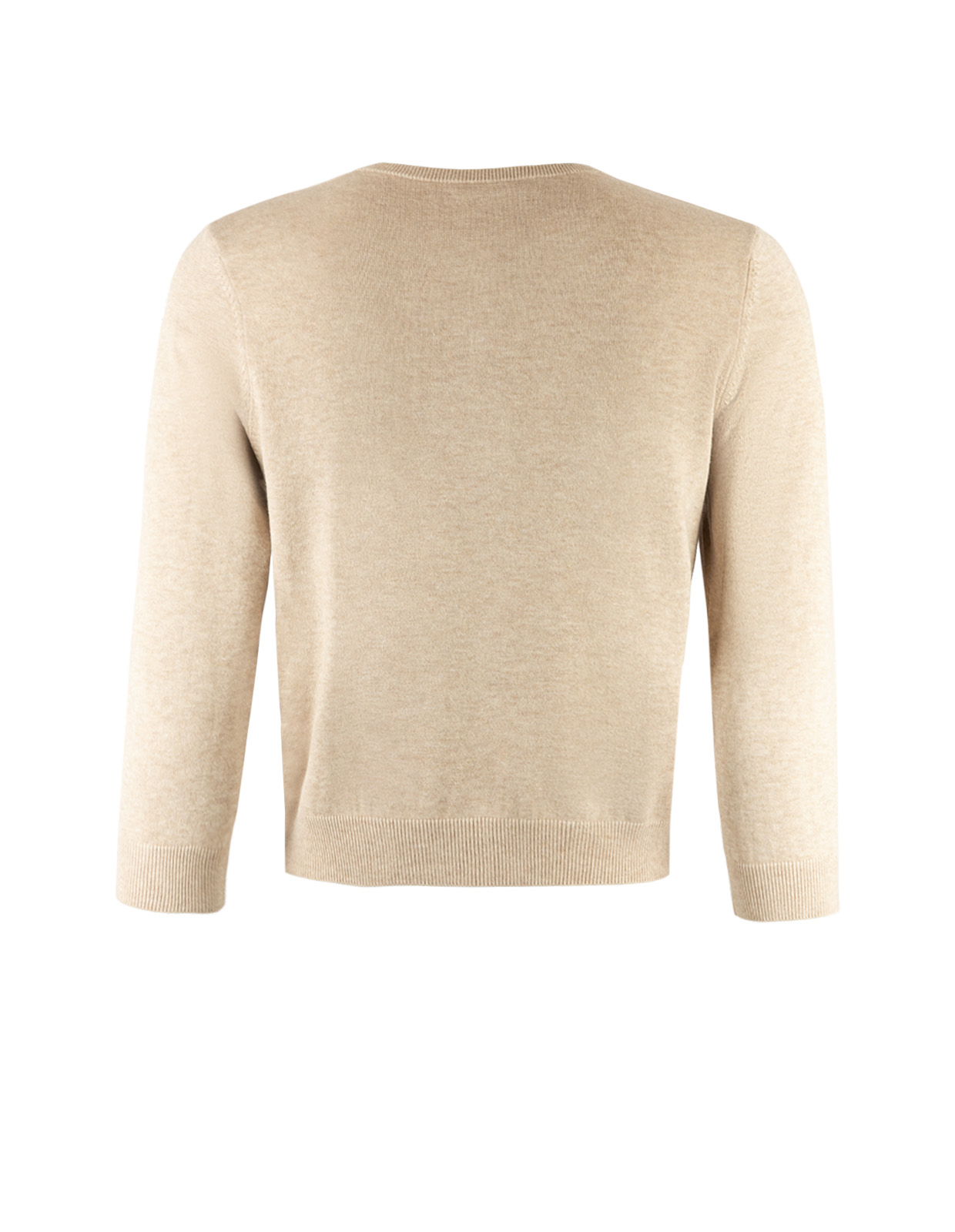 Cardigan Bomull/Viscose Ljusbeige Stl 38