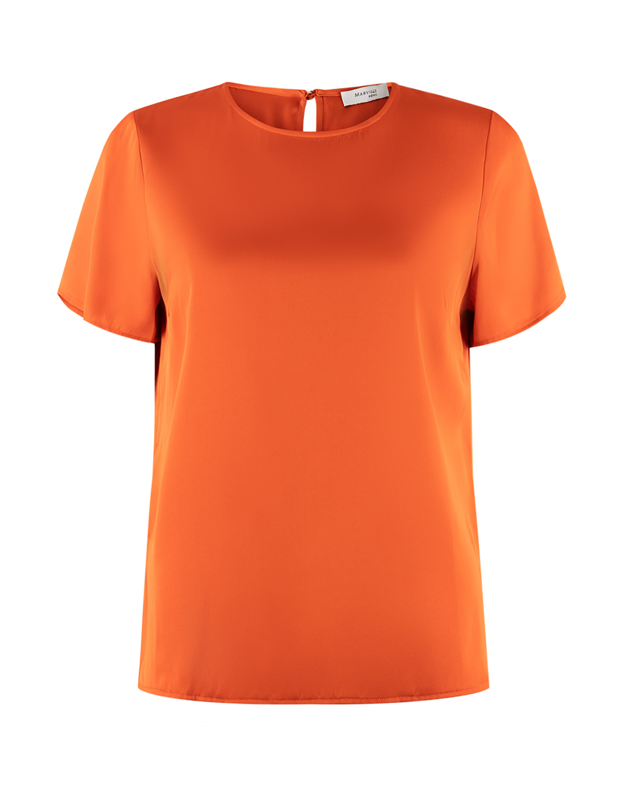 Lorna T-shirt Siden Orange