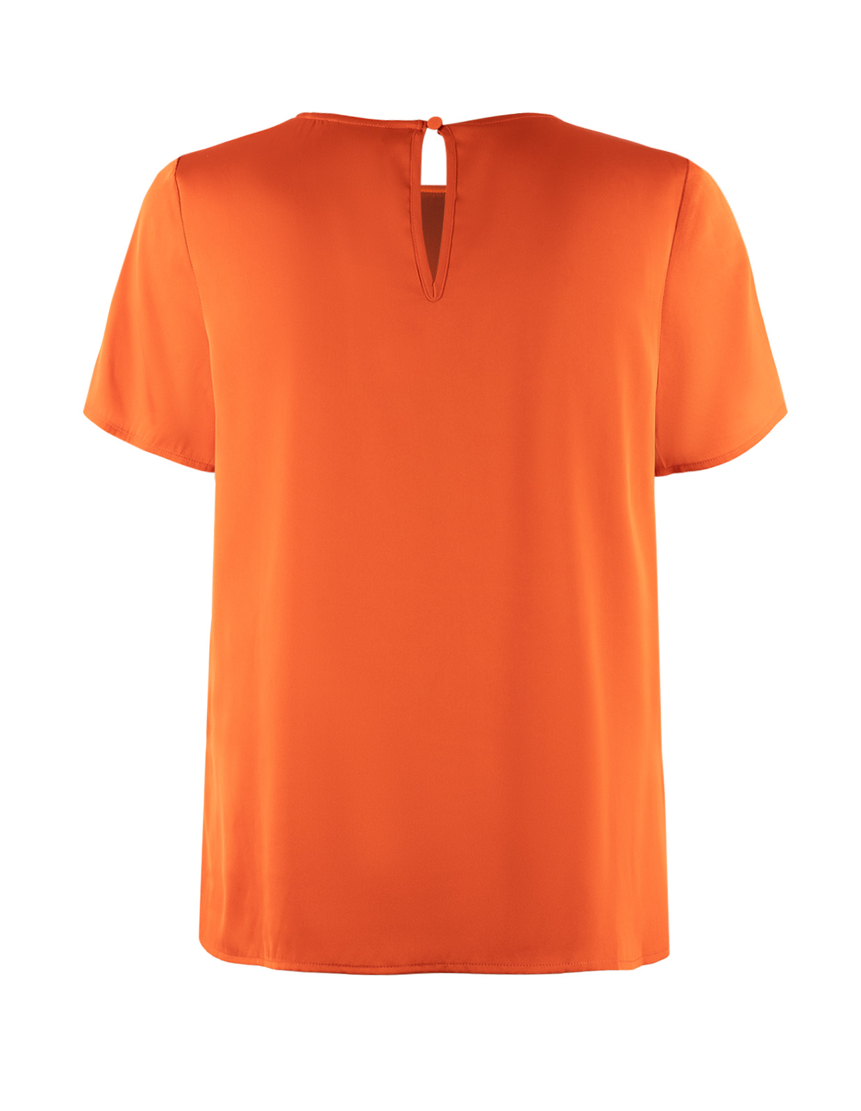 Lorna T-shirt Siden Orange Stl 42