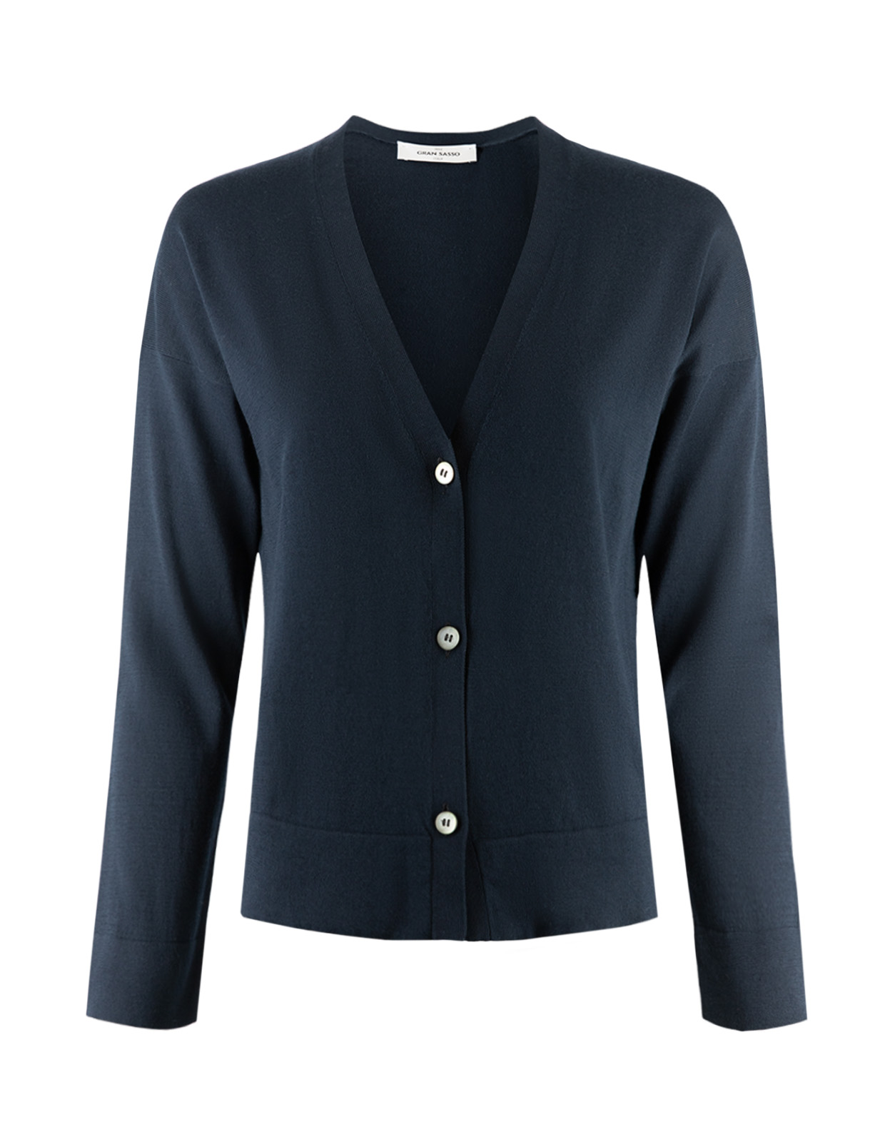 Cardigan Bomull Navy