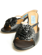 Sandalett Nappa Svart Stl 40