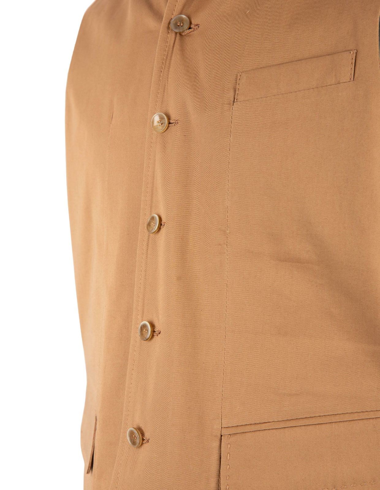 Dandy Väst Bomullstwill Beige 50