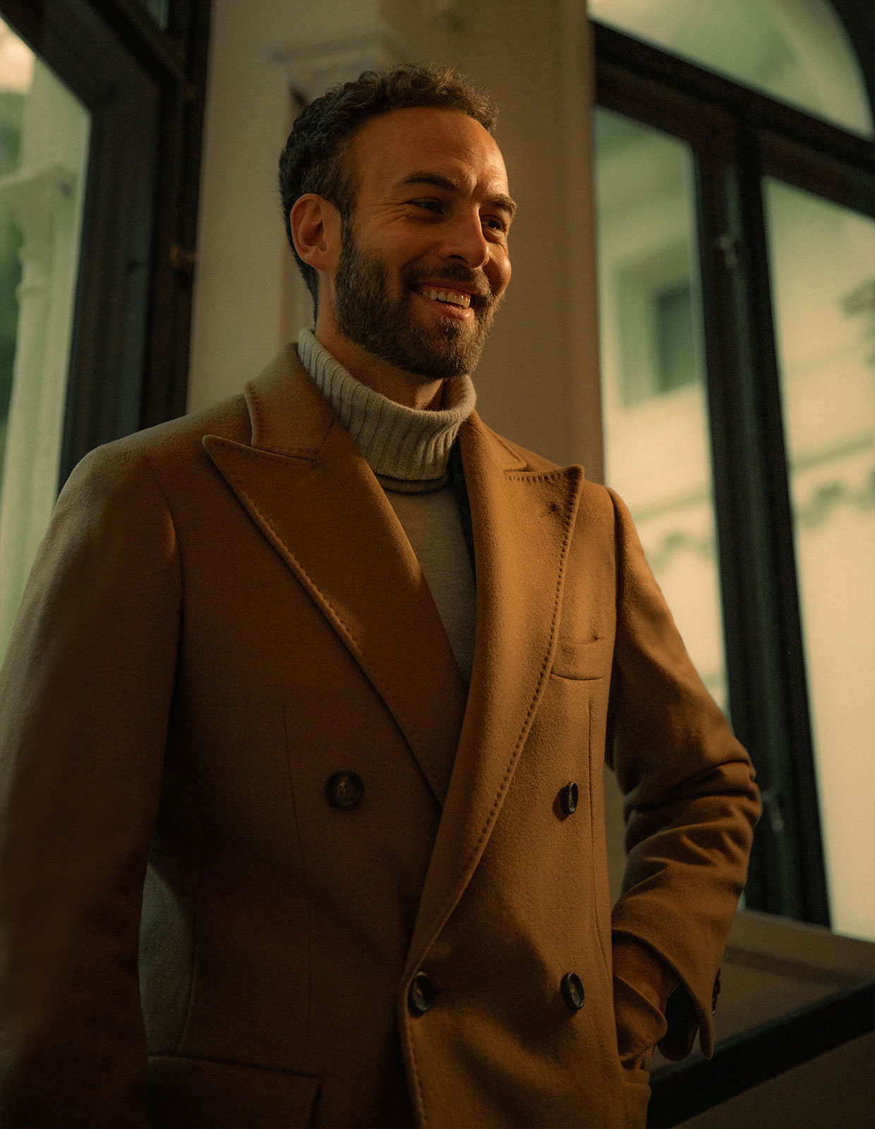 Sartorial Rock Ull/Cashmere Kamel Stl 50