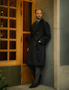 Sartorial Rock Ull/Cashmere Navy Stl 56