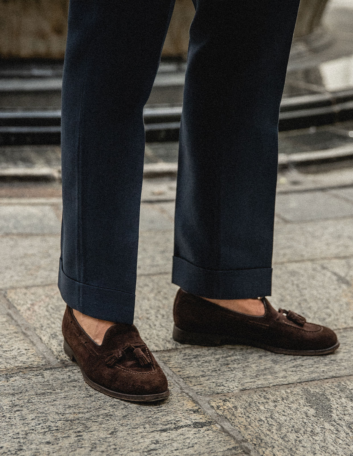 Sartorial Trouser Linne Navy 48