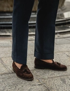 Sartorial Trouser Linne Navy 48