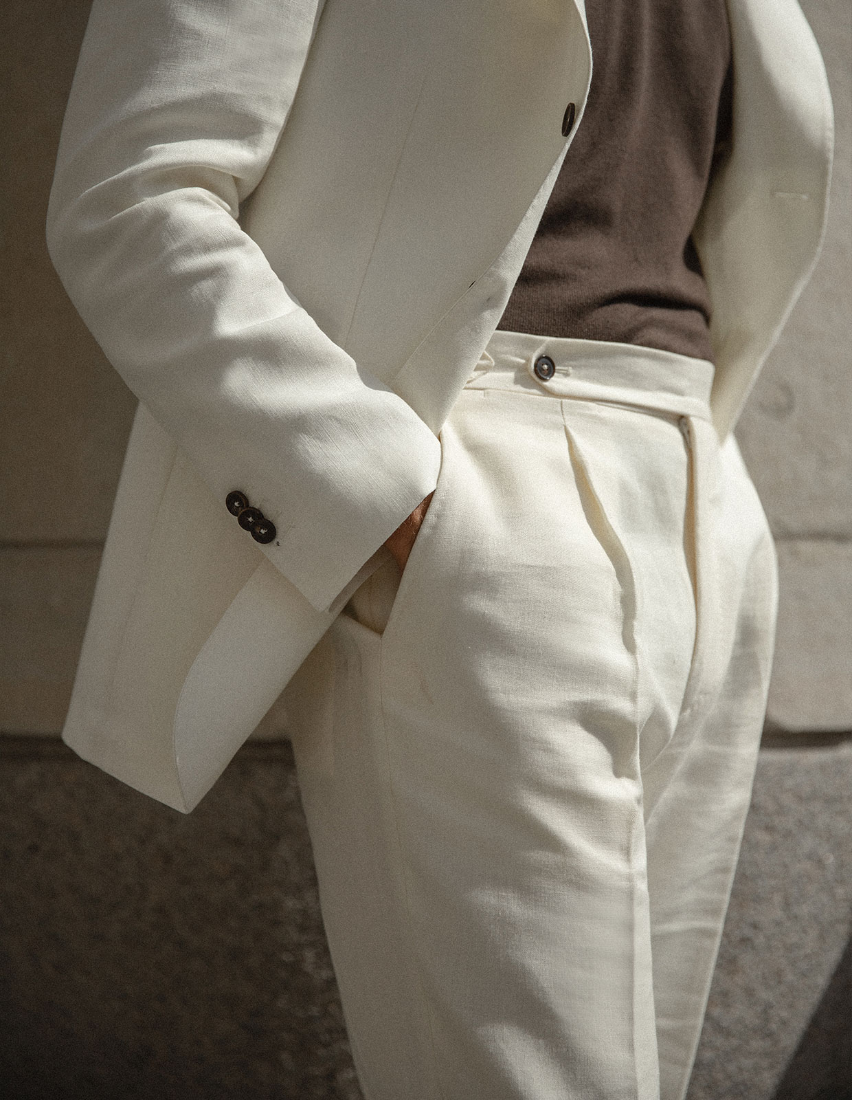 Sartorial Trouser Linne Benvit 52