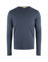 Långärmad T-shirt Pimabomull Marinblå Stl XL