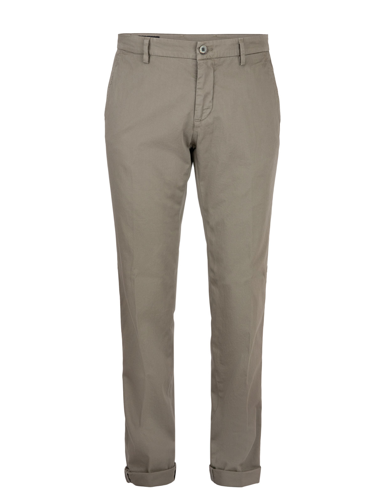 Milano Slim Chinos Bomull Grön Stl 46