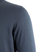 Långärmad T-shirt Pimabomull Marinblå Stl XL