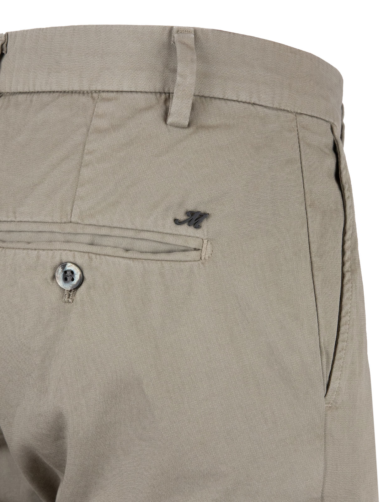 Milano Slim Chinos Bomull Grön Stl 48