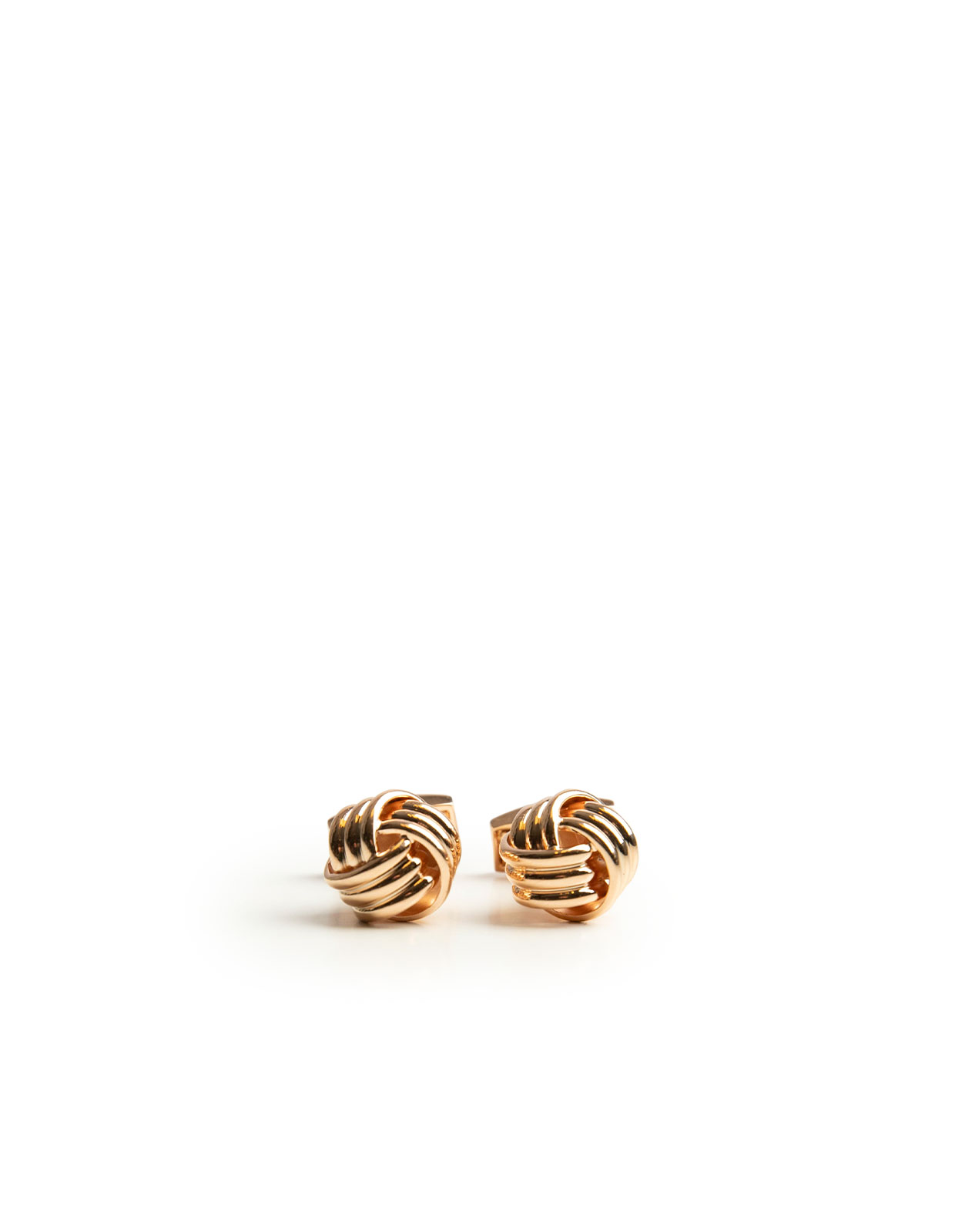 Cable Knot Manschettknappar Roséguld