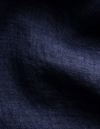 Slim Fit Skjorta Linne Navy Stl 40