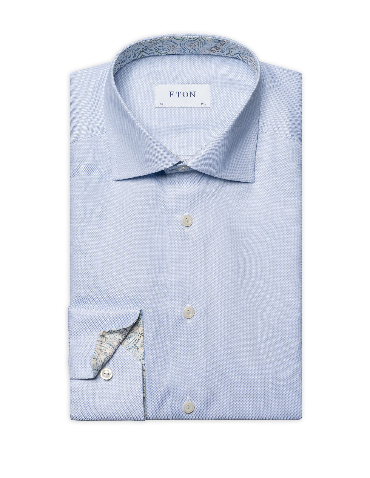 Slim Fit Skjorta Oxford Ljusblå Stl 40