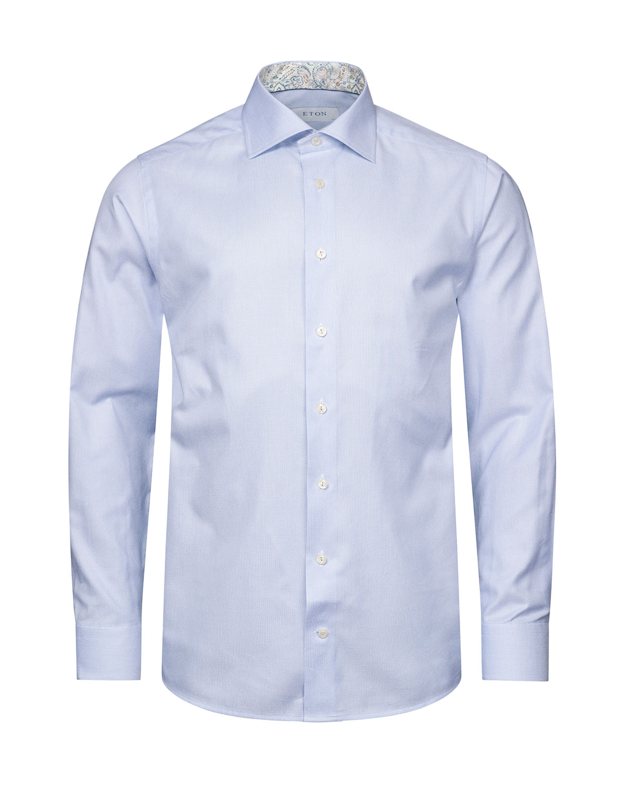 Slim Fit Skjorta Oxford Ljusblå