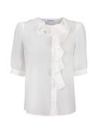 Xilla Blouse Silk Off White Stl M