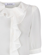 Xilla Blouse Silk Off White Stl M