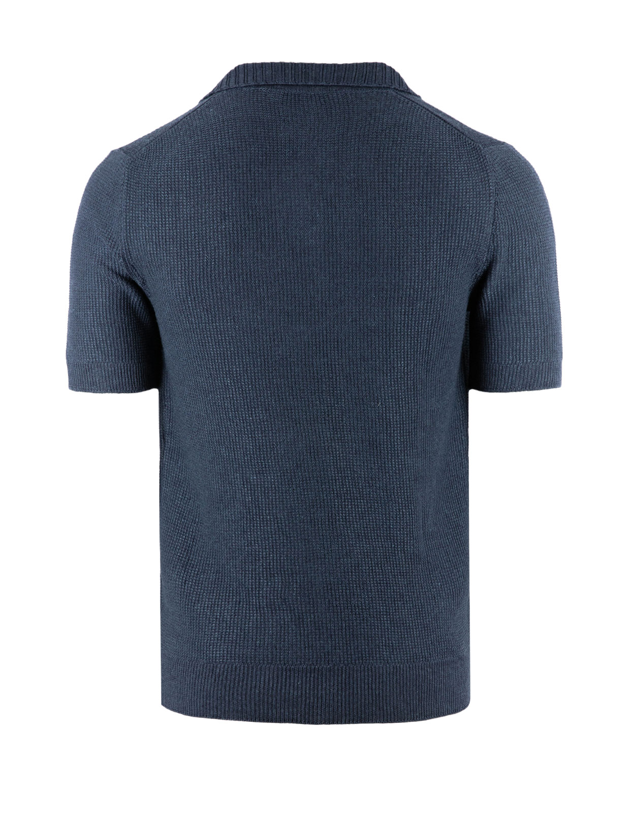 Open Polo Linne/Bomull Navy 48