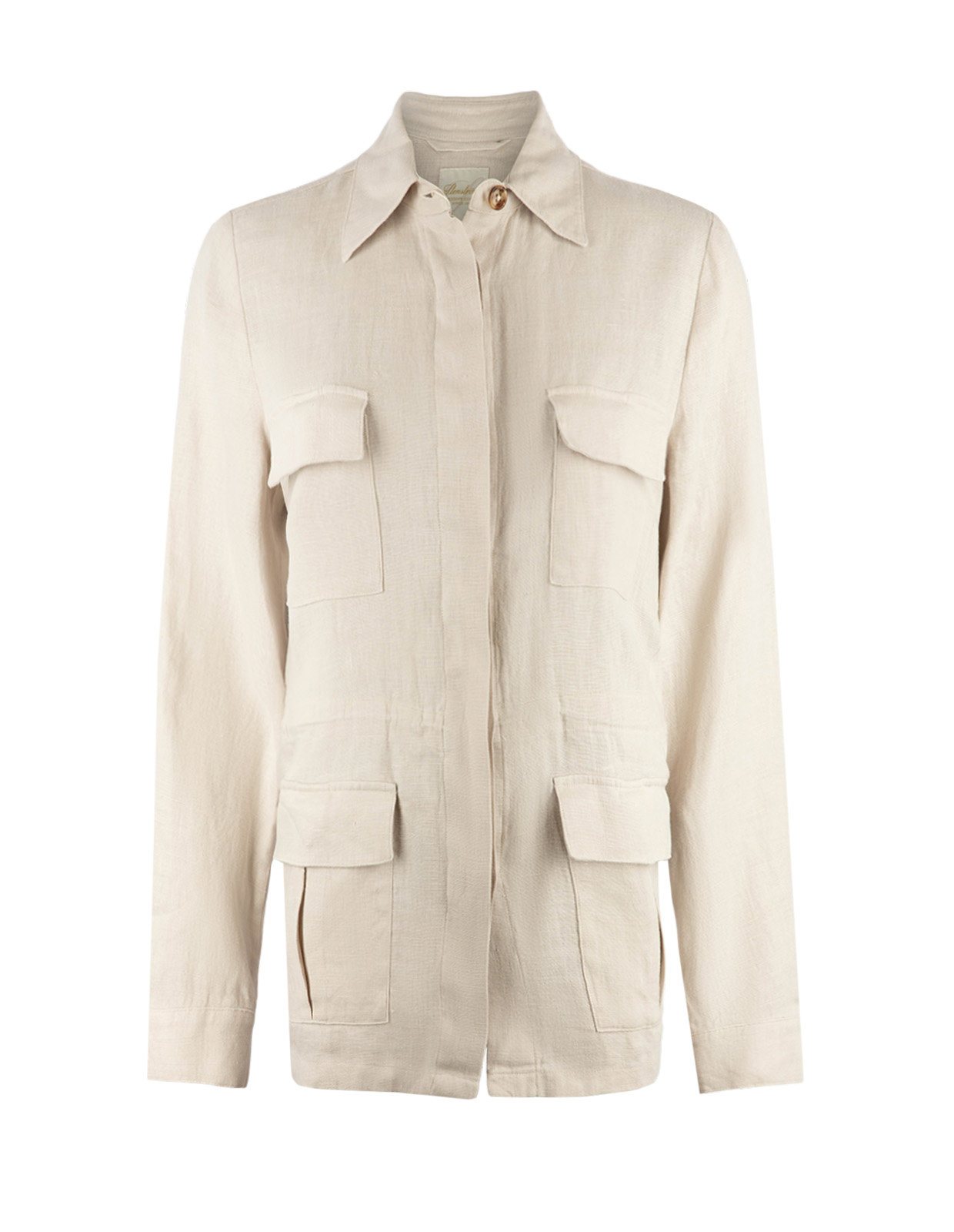 Hunter Overshirt Linne Beige