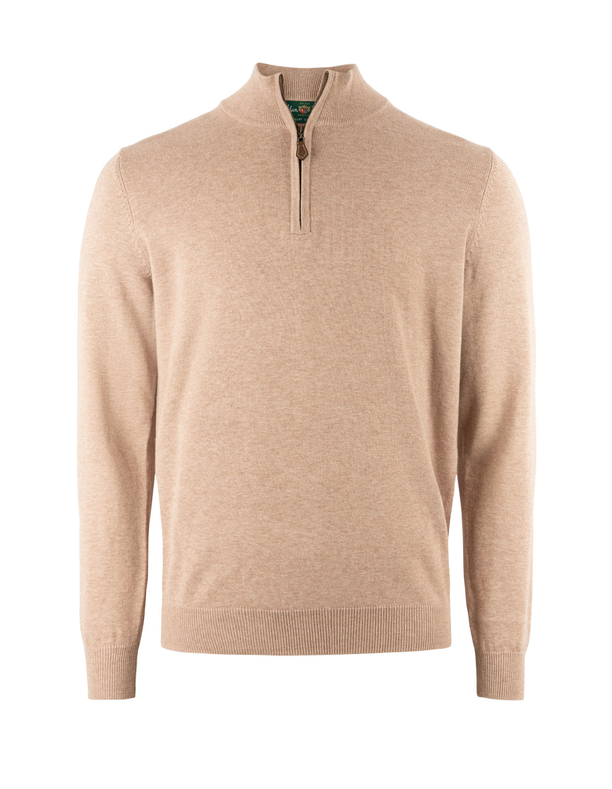 Selhurst Half Zip Bomull/Cashmere Beige