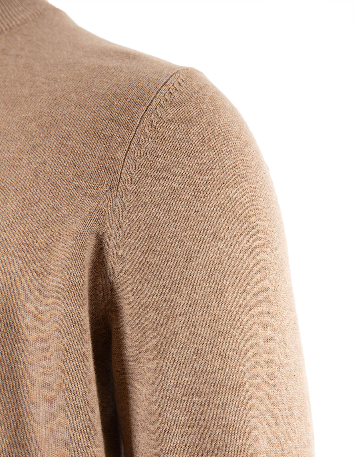 Selhurst Half Zip Bomull/Cashmere Beige Stl 52