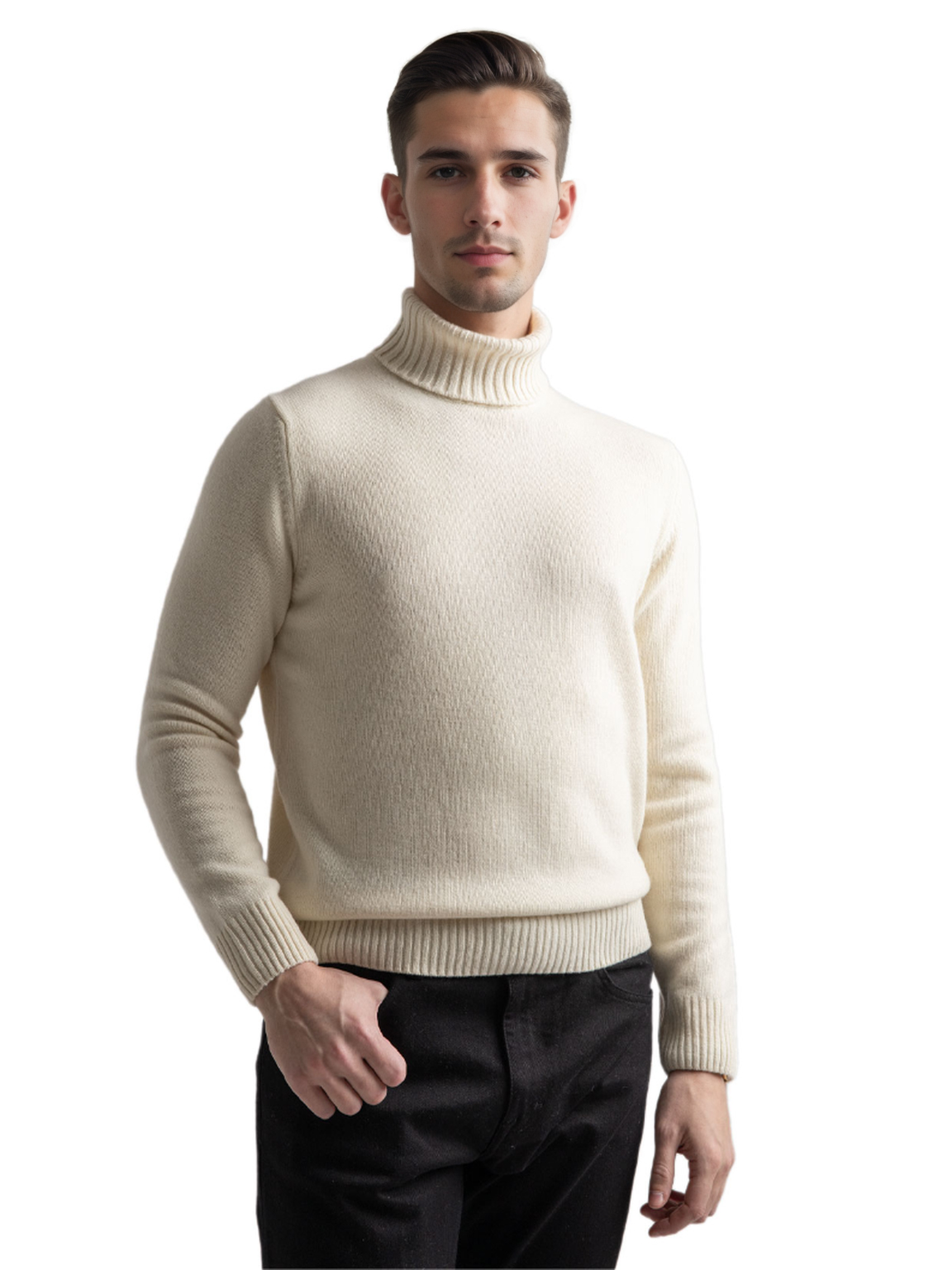 Polotröja Ull/Cashmere Benvit Stl L