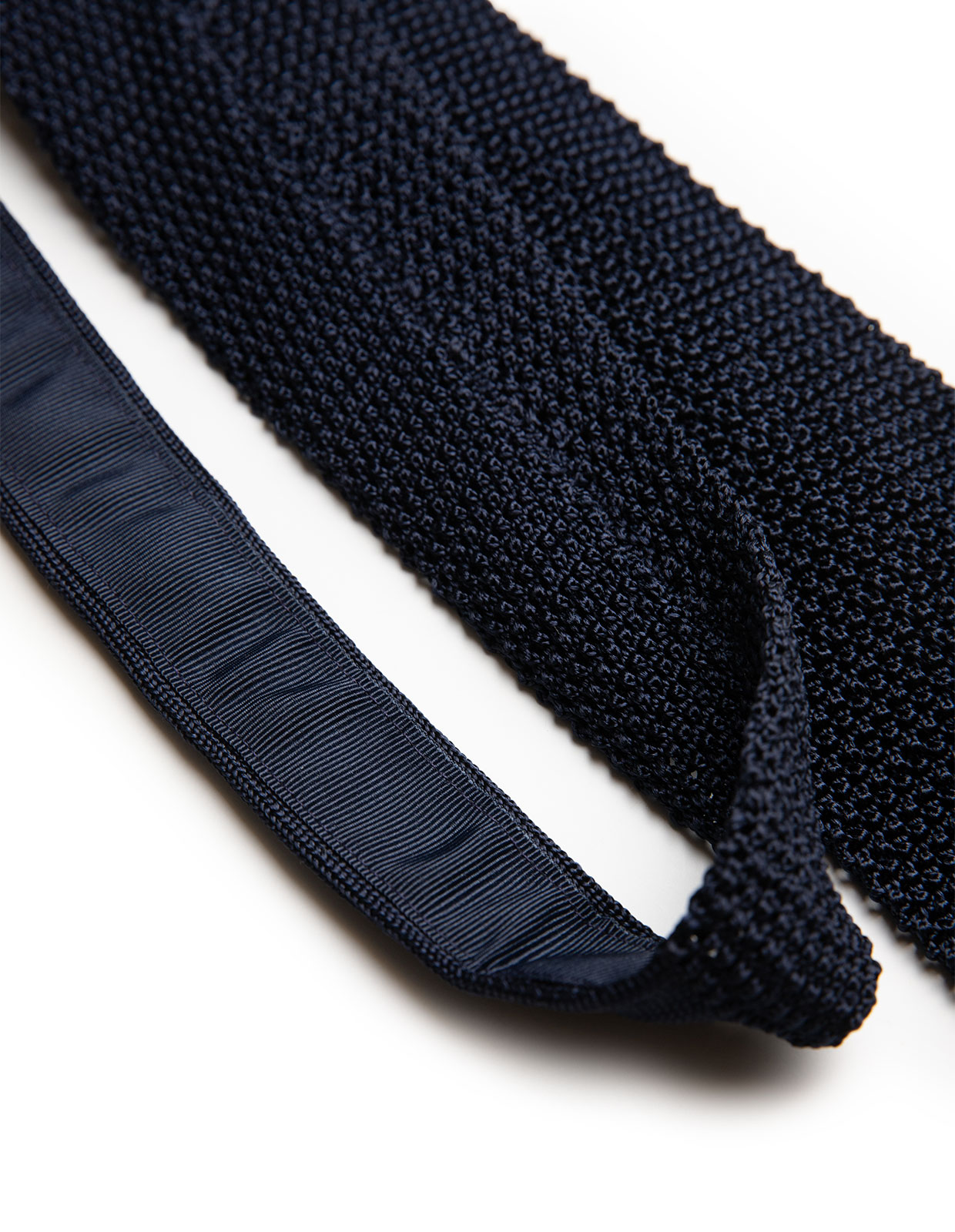 Grana Riso Stickad Slips Siden Marinblå One Size