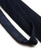 Grana Riso Stickad Slips Siden Marinblå One Size