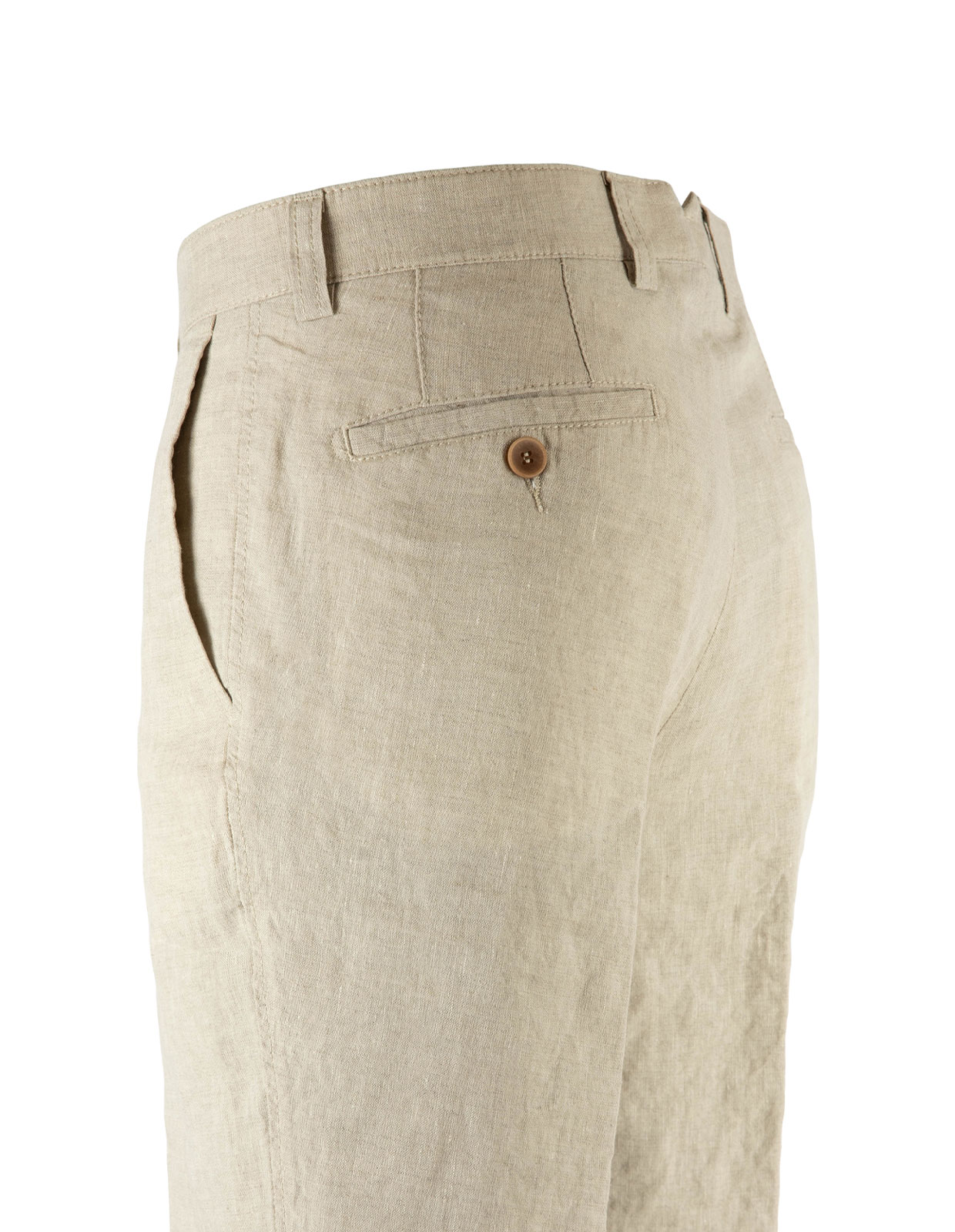 Shorts Linne Ljusbeige