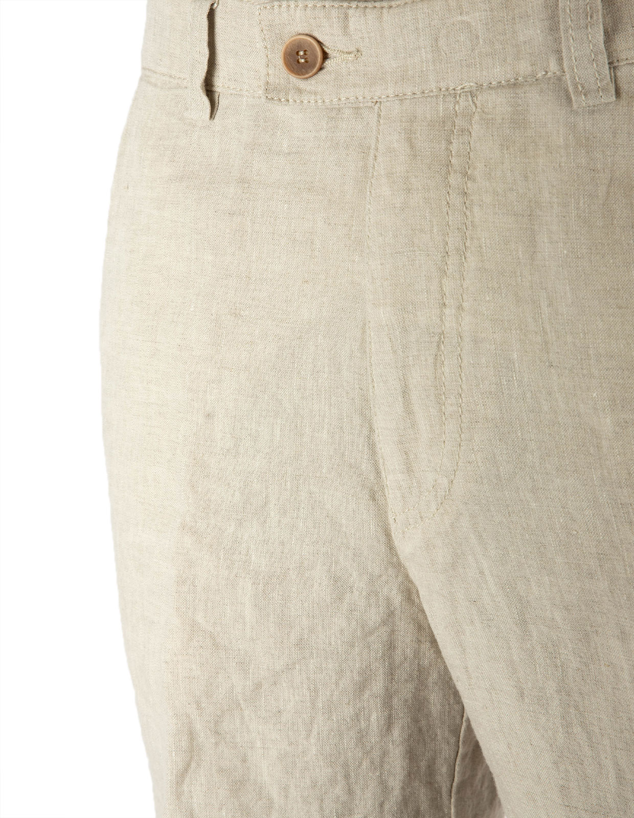 Shorts Linne Ljusbeige