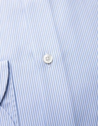 Slim Fit XLÄ Skjorta Bomull Randig Blå/Vit