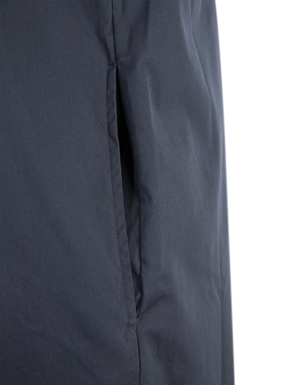 Aud Poplin Klänning Navy