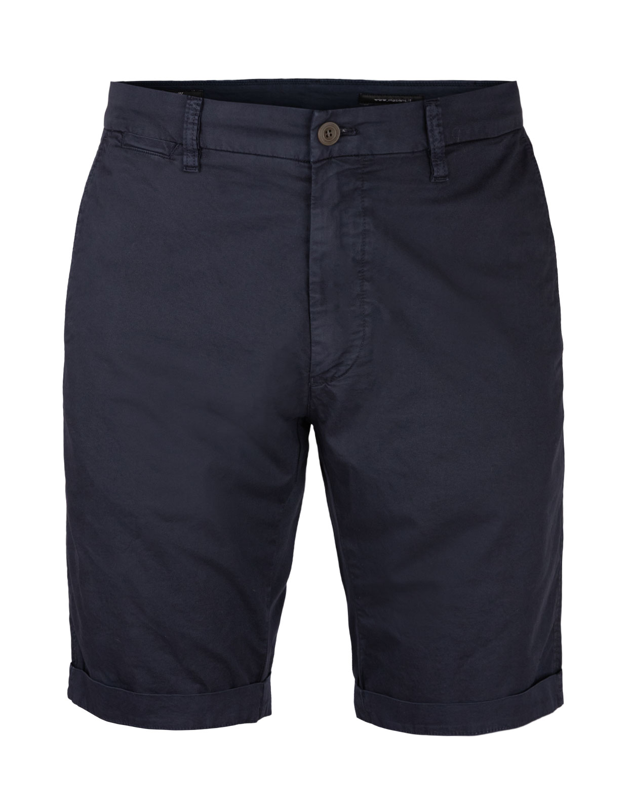 London Shorts Cotton Stretch Blue Navy