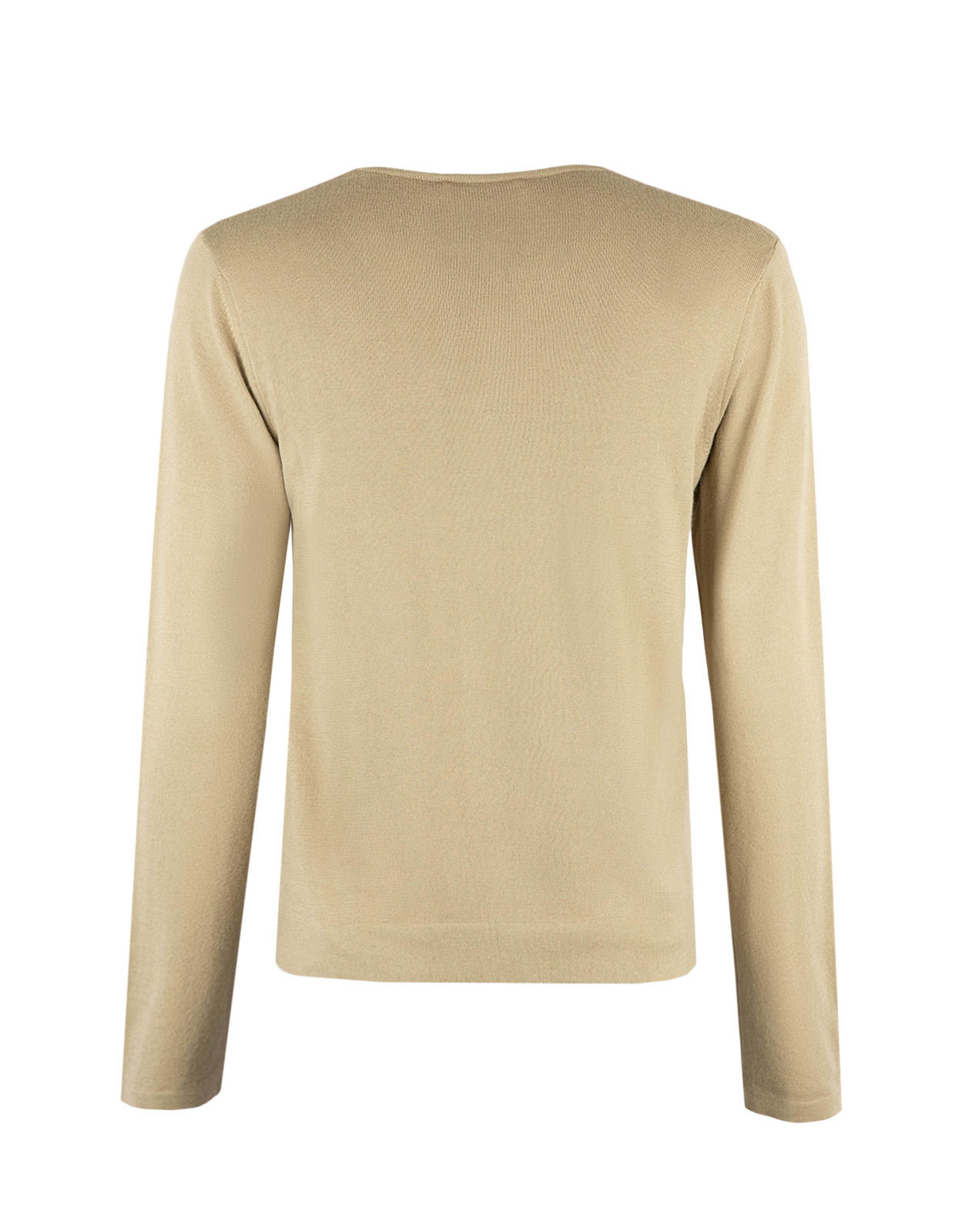 V-Neck Tröja Beige Stl S