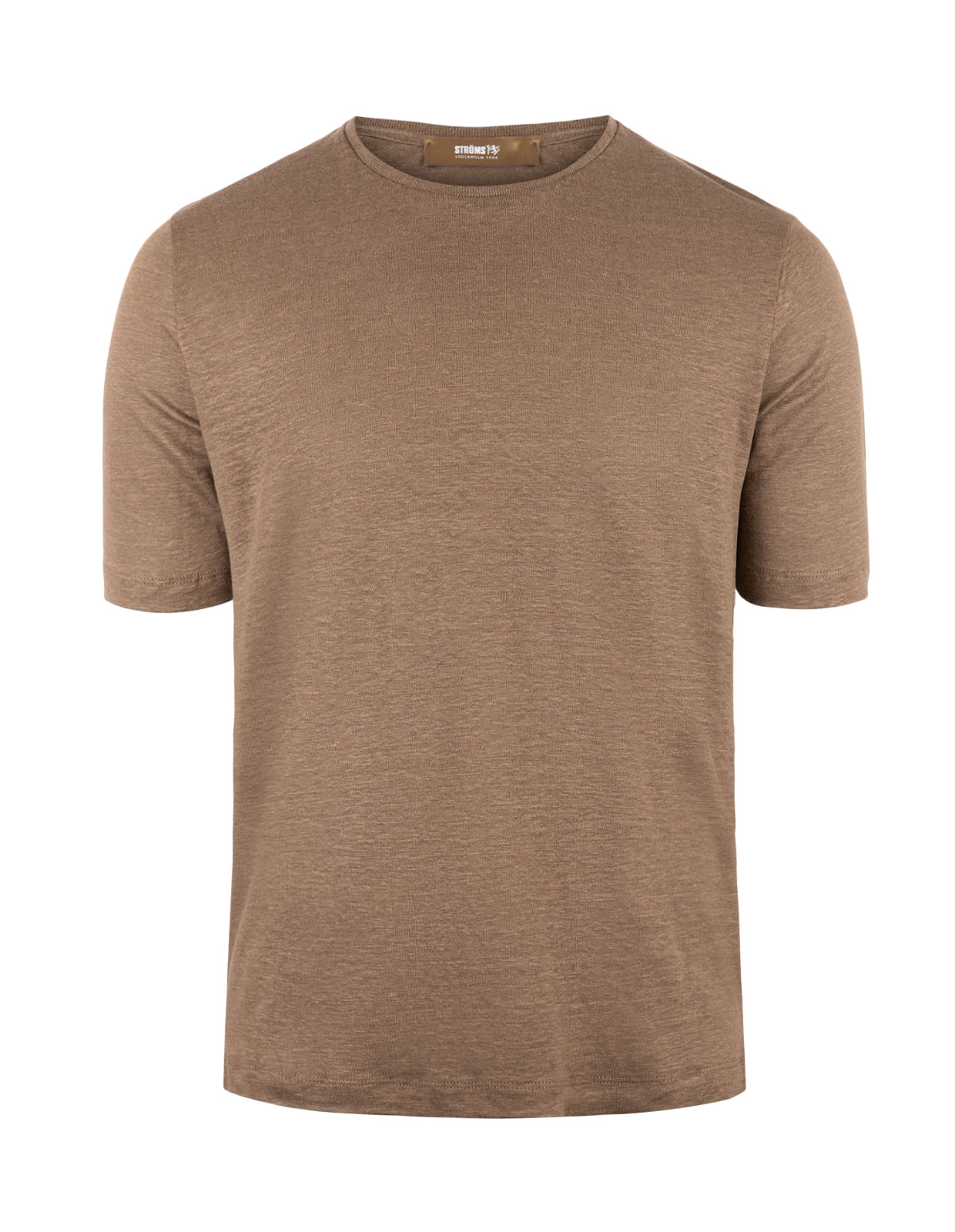 T-shirt Linne Brun