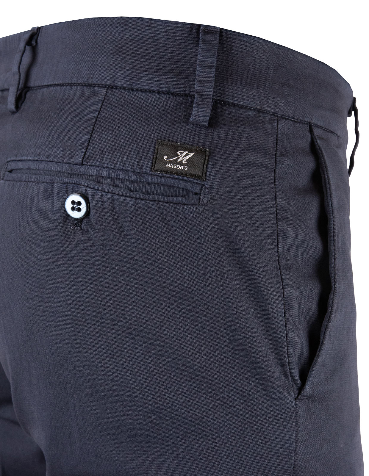 New York Regular Chinos Cotton Stretch Blue Navy Stl 58